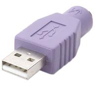 Adattatore PS2 Femmina a USB A Maschio - Manhattan IADAP USB-918