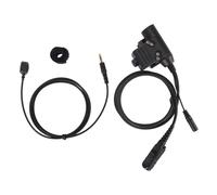 Adattatore PTT con comoda pressione del pulsante, modulo tubo acustico e connettore Push To Talk con robusta clip posteriore per radio Motorola e