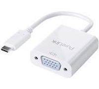 Adattatore PureLink da USB-C a VGA - 1200p - iSeries - bianco - 0,10 m NEW
