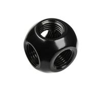 Adattatore Q-Splitter 5x G1/4 pollici IG - nero opaco NEW