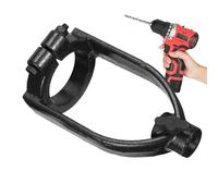 Adattatore quadrato di - Supporto in metallo antiscivolo, accessorio universale per trapano, design montato su pattini | Dispositivo compatto versatile per lavori di foratura su panca e