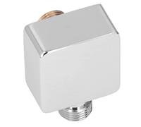 Adattatore Quadrato per Gomito Doccia Adattatore Connettore Quadrato Cromato Adattatore Cromato per Irrigazione con Tubo Flessibile, Soffione Doccia Portatile