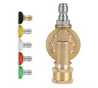Adattatore Quick Connect 1/4 Pollici 4500 PSI(Swivel Joint+5) | Ottone massiccio, resistenza , filettatura per m22 precisa, durata prolungata, uso professionale