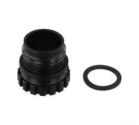 Adattatore Quick Connect per Soda Machine e per Crystal Caraffa Bottiglia di Vetro 0,7 L, Compatibile con Bottiglie di Plastica, Nero