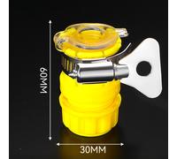 Adattatore raccordo tubo in plastica Quick Connect per rubinetti acqua 15mm e 21