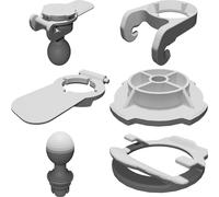 Adattatore RAM Mount per Custodia Quad Lock - Sfera 1 Pollice con Blocco