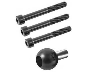 ADATTATORE RAM-MOUNT RAM-B-367U CON SFERA DI TIPO B FORATA e INSERIMENTO VITI