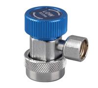 Adattatore rapido per connettore aria condizionata R134 A/C rapido/adattatore per valvole di estrazione(Blue)