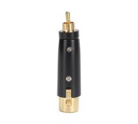 Adattatore RCA maschio-XLR femmina placcato oro, connettore compatto per microfono da chitarra atossico con buona adesione per apparecchiature audio