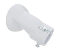 Adattatore Regolabile per Ventilatore a Pale per Soffitto Inclinato | Acciaio Bianco, Supporto Robusto Ampia Compatibilità, Riduce i Movimenti, per Soffitti a Volta a Cupola Stile Casuale