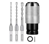 Adattatore resistente, martello rotante per riparazioni, in acciaio con design multifunzione, dimensioni compatte 6,5 x 2,4 cm, pratico accessorio di installazione per casa, garage, interni ed esterni