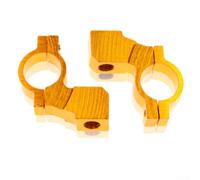 Adattatore Retrovisore per atv Scooter 2 per pz Adattatore Retrovisore | Alluminio lega dorato, alta resistenza, 2 , installazione diretta, per moto