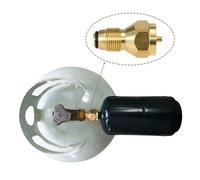 Adattatore Ricarica Propano Regolabile Compatibile con Bottiglie Monouso da 1lb