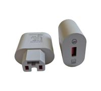 Adattatore ricarica USB per bici, White MULTI STANDARD | Uscita stabile da 5 V con struttura in plastica impermeabile, protezioni da sovraccarico e prevenzione da