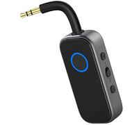 Adattatore ricevitore audio 6.0 compatibile con Bluetooth 2-in-1 Ricevitore audio wireless AUX da 3,5 mm per auto, altoparlanti TV, sistemi stereo e cuffie