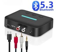 Adattatore Ricevitore Audio Bluetooth 5.3 USB Stereo Wireless 3,5mm AUX RCA