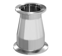 Adattatore riduttore conico in acciaio inossidabile 304, da KF a Tri-Clamp, raccordo sanitario da 2" a 4"(4" to 2.5")