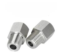 Adattatore riduttore esagonale M16 femmina-maschio M8 1014 1/8" 1/4" NPT in acciaio inox 304, alta pressione, 1 pezzo(1 BSPT Male)