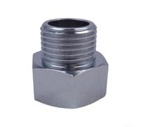 Adattatore riduttore in rame cromato per colmare le lacune comuni delle dimensioni del tubo per giardino, cucina e linee d'acqua utilitarie (B)
