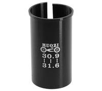 Adattatore riduttore per tubo sella, manicotto in lega di alluminio, lavorato a CNC, design antiscivolo, compatibile con varie dimensioni, per bici da strada, mountain bike e altro (30,9-31,6)