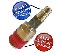 Adattatore riduzione passaggio attacco bassa/alta pressione