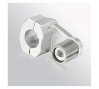 Adattatore Riser Manubrio Morsetti Per Manubrio 22 Mm E 28 Mm Per Motociclette Manubrio Rialzato Riser Per Manubrio Morsetto Riser Con Montaggio In Argento Nero Rialzo Manubrio Moto(Silver 1 PCS)