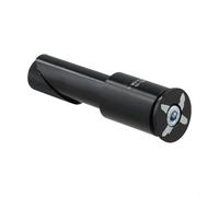 Adattatore riser per manubrio bici da 20,8 mm a 28,6 mm per S Pro e da 22,2 mm a 28,6 mm per S Sport, prolunga forcella in lega di alluminio per steli senza filettatura, nero (20,8-28,6)