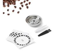 Adattatore riutilizzabile per capsule di caffè con 4 adesivi, compatibile con Vertuo Next/Vertuo POP/Vertuolline GCA1/Delonghi ENV135 (150 m)