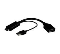 ADATTATORE ROLINE Video HDMI a DisplayPort USB 4k 12.03.3147