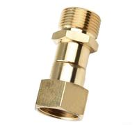 Adattatore rotante a 360 gradi M22 14 mm connettore filettato per lavaggio auto ad alta pressione, migliora il flusso d'acqua e la flessibilità di pulizia