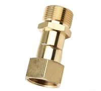 Adattatore rotante in ottone a 360 gradi per lavaggio auto ad alta pressione con connessione filettatura M22 e 14 mm per strumento di pulizia del tubo flessibile