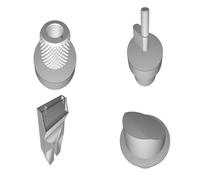 Adattatore Rotolo per Dispenser Tork Matic Carta Asciugamani 5.9cm 3D