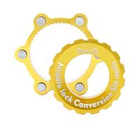 Adattatore rotore per bicicletta, blocco centrale del disco del freno, adattatore da centraggio a 6 bulloni, per mountain bike, bici da strada, bici da cross