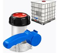 Adattatore Rubinetto 1000l DN40 (62mm) Ibc Cisterna Acqua 1000 Litri Rubinetto Di Scarico Adattatore Serbatoio Acqua 1000 Litri