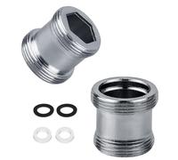 Adattatore rubinetto da M18 a M22 - adattatore filettato per filettatura esterna M18 e M22, ideale per aeratori e lavelli