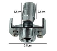 Adattatore Rubinetto Doccia Accessori da Parete Angolato Regolabile Ricambio