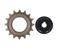 Adattatore Ruota Libera con Guida a Sinistra Nera 16T con Materiale in Acciaio, Facile da Installare, Applicabile Ai Motori MY1016Z MY1016 MY1018 MY1020