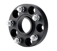 Adattatore ruote distanziali Accessori Mozzo Distanziale Ruota In Alluminio Forgiato Nero Accessori Auto 1 Pezzo Compatibile Con Per Q50 PCD 5X114.3 CB 66.1 M12X1.25(25mm)