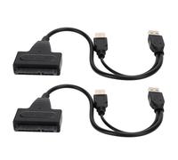 Adattatore SATA III hot-swappable per il trasferimento dati, convertitore esterno con funzione plug and play, indicatori LED per il monitoraggio