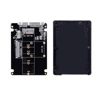 Adattatore SATA Y 3.0 a M.2 NGFF B-Key & SSD mSATA con cavo di custodia nero