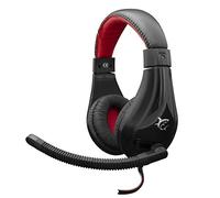 White Shark Cuffie Gaming con Microfono Serval Nero Rosso SERVAL