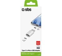 Adattatore SBS micro USB Type-C per caricabatterie