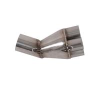 Adattatore scarico 4 in 1 in acciaio specifico per BMW K100 curvo