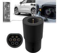 Adattatore Scarico Per Auto, Adattatore V2L Per EV 2,5KW 10A 220V Adattatore Portatile Tipo 2 Presa Standard EU Converti Adattatore Scarico Auto Veicolo Carico Compatibile Con IEC 62196-2 Tipo 2 EV