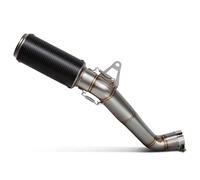 Adattatore Scarico Slip On Line Moto Tubo Centrale Collegamento Silenziatore Per CBR1000RR 2008-2016(Style 6)