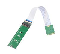 Adattatore scheda di espansione A+E a NVME M per connessione disco rigido HDD con prolunga cavo piatto da 15 cm