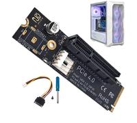 Adattatore scheda di espansione, scheda di espansione PCIE, resistente M.2 a PCIE Riser Card Scheda adattatore PCIE M.2 | Robusta scheda di espansione del controller host estensore PCIE per