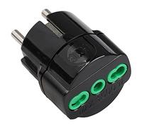 ADATTATORE SCHUKO 10/16A+T NERO 81091 FME [FME ]