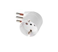 Adattatore Schuko 90° Salvaspazio