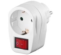 Adattatore Schuko CEE 7/4 con Interruttore ON/OFF 230V 16A - Goobay IUPS-PCP-DIS